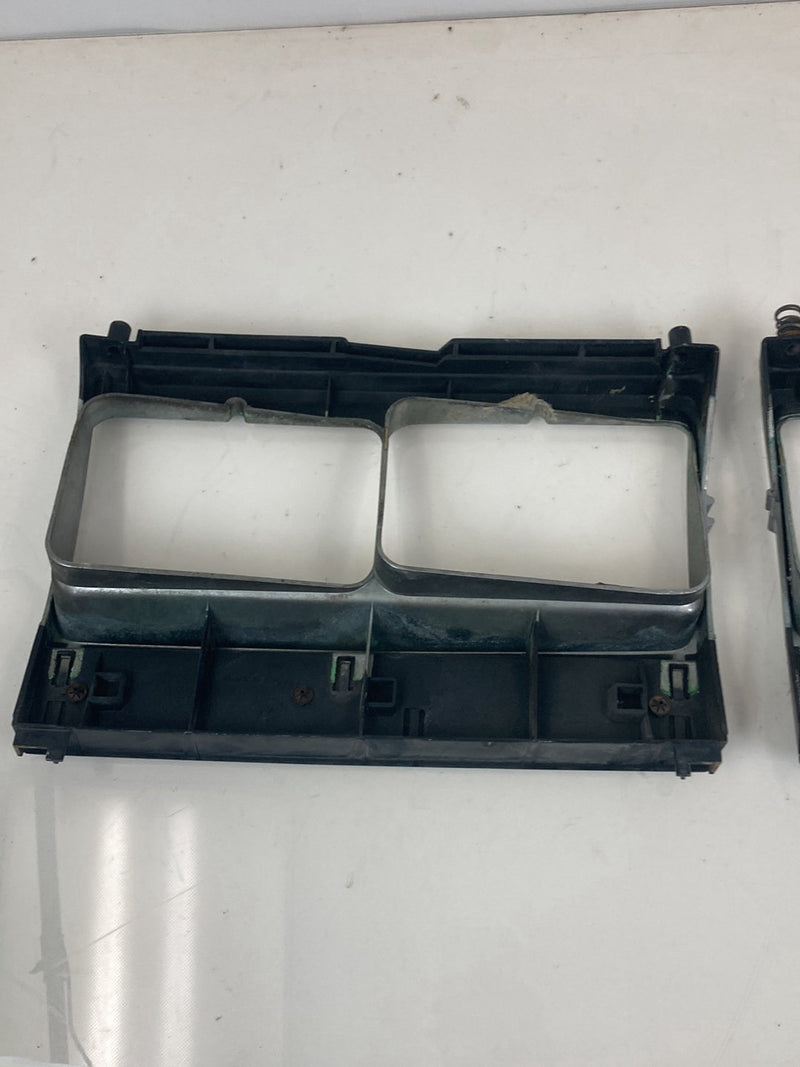 1975-1980 Volvo 244 Headlight Bezel Quad Set Left Right Square OEM #4320M