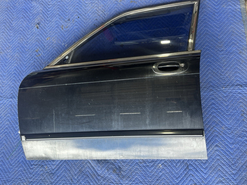 1998-2003 Jaguar XJR XJ X308 Driver Left LH Front Door Black Sedan OEM #4775E