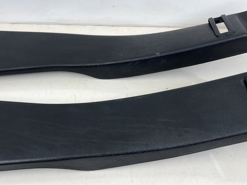 1990-1992 Volvo 740 745 940 Left & Right B Pillar Trim Pair Black OEM #5865EM