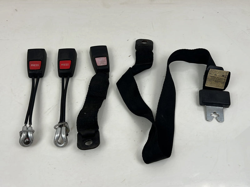 1975-1980 Volvo 244 240 Rear Seat Belt Buckle Set 1244320 OEM #5288EM