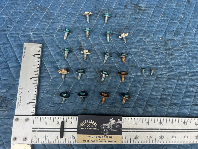 1985-1992 Volkswagen Golf Hardware Fender Right and Left Mounting Bolts OEM