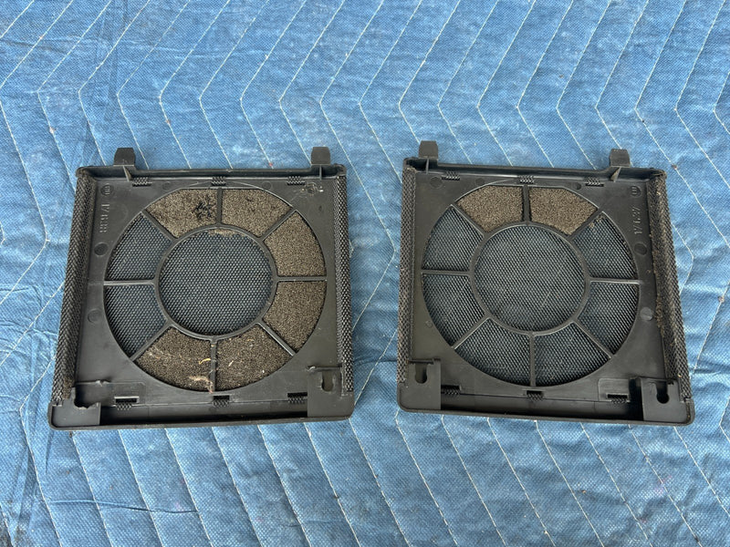 1989-1995 Volvo 740 940 Sedan Front LH & RH Speaker Grille Cover Pair OE #3765EM