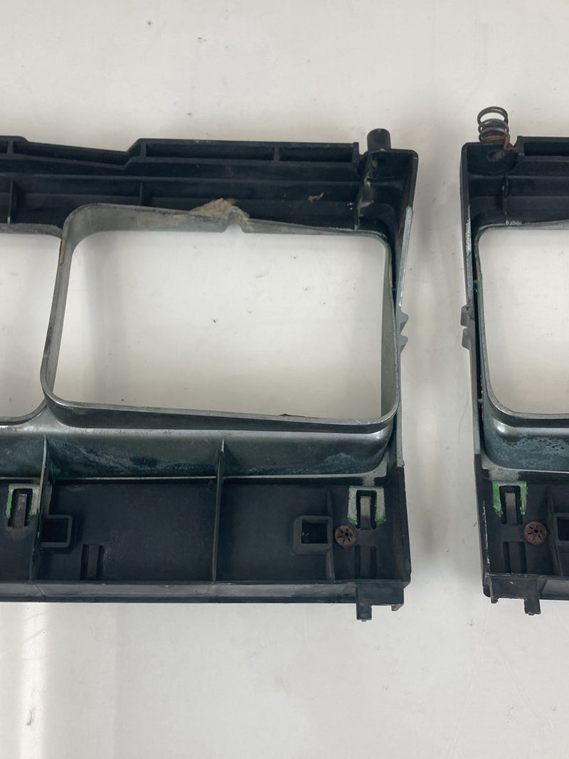 1975-1980 Volvo 244 Headlight Bezel Quad Set Left Right Square OEM #4320M