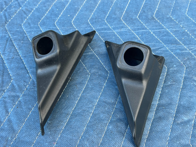 1986-1993 Volvo 240 244 Sedan Right & Left Mirror Trim & Hardware OEM #4181EM