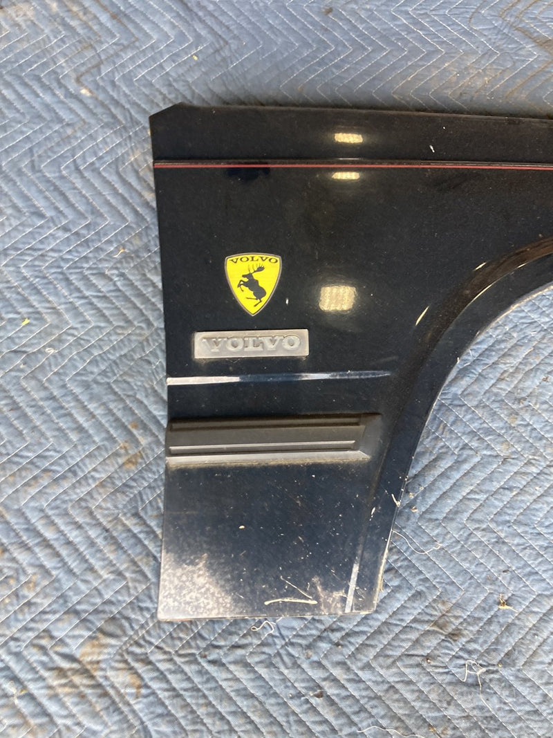 1989-1995 Volvo 940 944 Passenger side Fender Right Black OEM #4252M