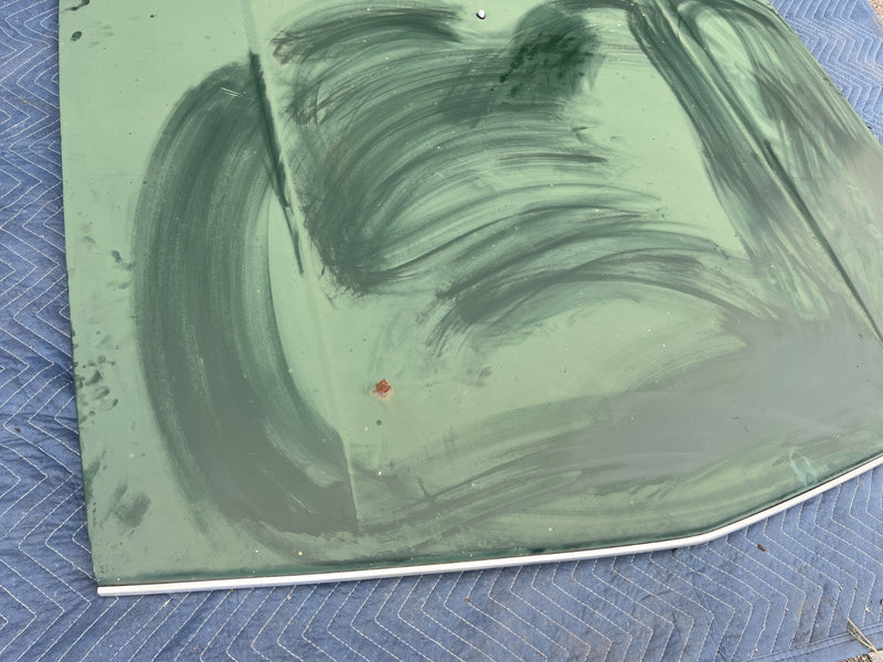 1967-1974 Volvo 140 142 Coupe Front Hood Engine Bonnet Panel Green OEM #4858EM
