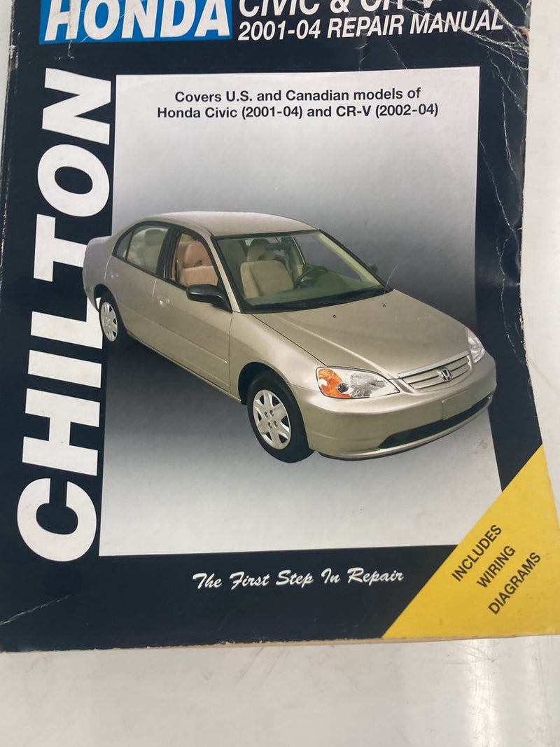 2002-2004 Honda CR-V RD2 Owners Manual Chilton 30203 OEM #5115M