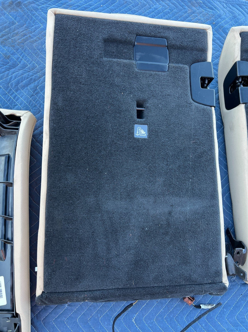 2011-2017 BMW X3 F25 Complete Beige Leather Rear Bench Seat Assembly OEM #2170EM