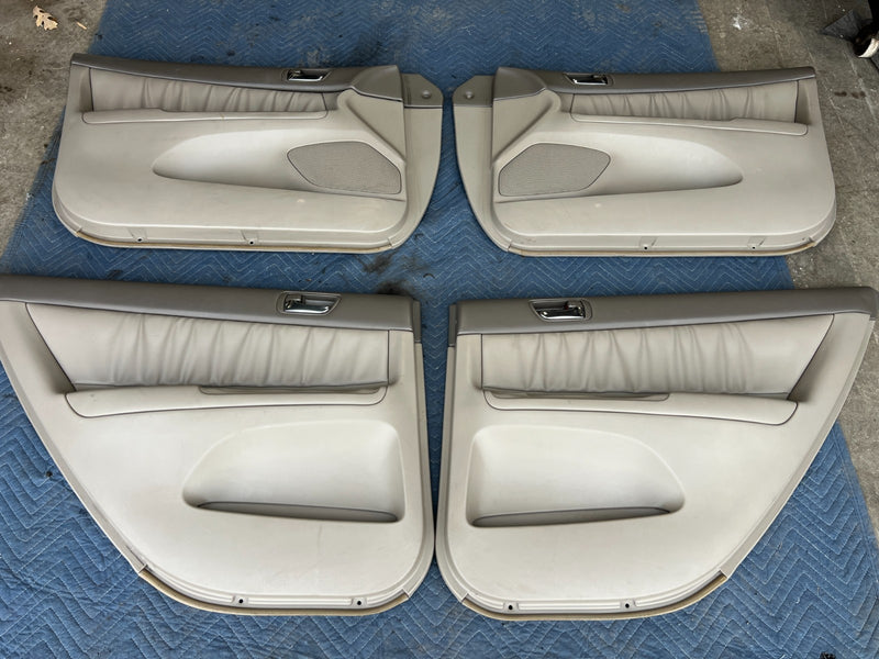 2002-2006 Toyota Camry Interior Door Card Trim Panel Set of 4 Beige OEM #5016EM