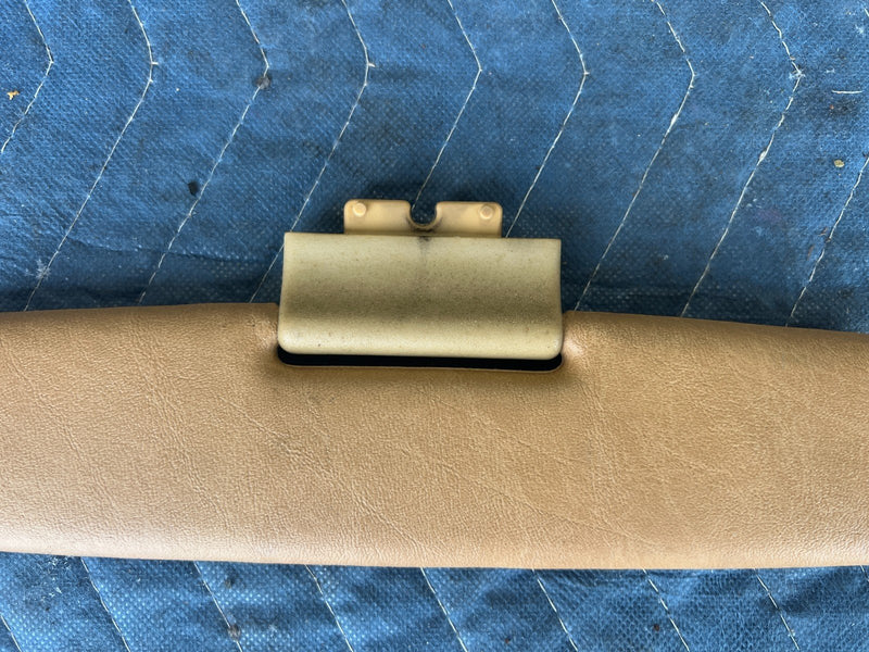 1986-1995 Mercedes 300D W124 Tan Center Middle Overhead Sun Visor OEM #2714EM