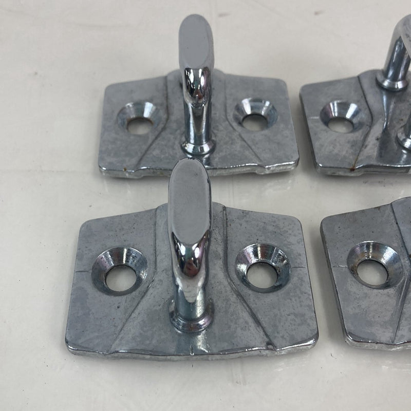2003-2007 BMW 545i E60 Door Striker Plates Latch Chrome Set 7067805 OEM #4931M