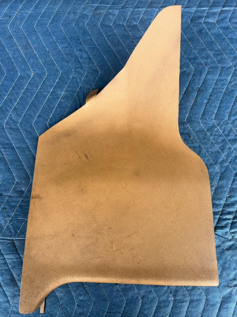 1986-1995 Mercedes 300D W124 Tan Front Lower Right Kick Panel Trim OEM #2684EM