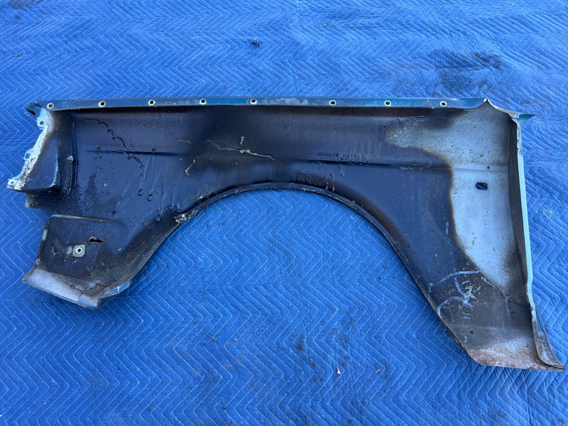1986-1993 Volvo 240 244 Sedan Front Passenger Right Fender Blue Green OE #4291EM