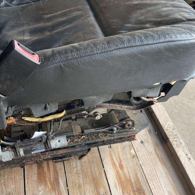 2003-2007 BMW 545i E60 Seat Front Left Driver Black Leather OEM #4980M
