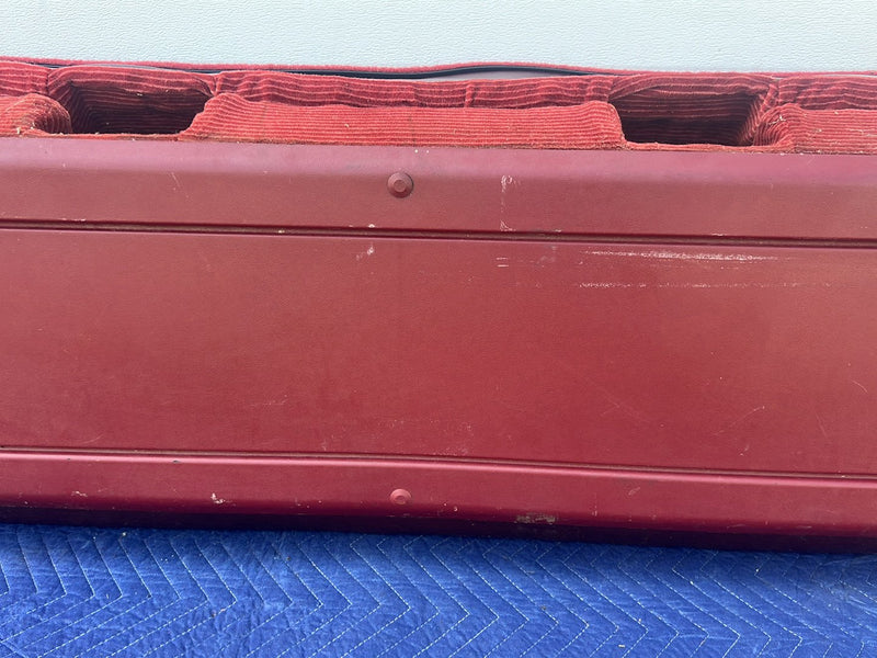 1988-1994 Chevy Silverado GMC Ext Cab Rear Bench Seat Two-Tone Maroon OE #5534EM