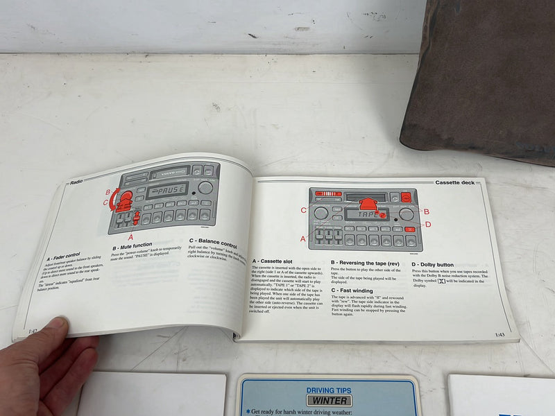 1995 Volvo 850 Owners Manual Booklet User Guide Book Set OEM