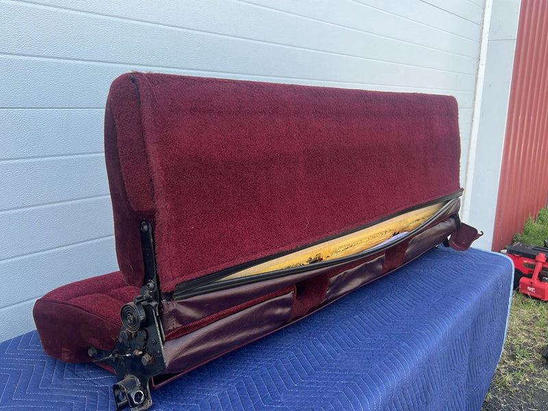 1998-1994 Chevrolet Silverado GMC Ext Cab Rear Bench Seat Maroon OEM #5531EM