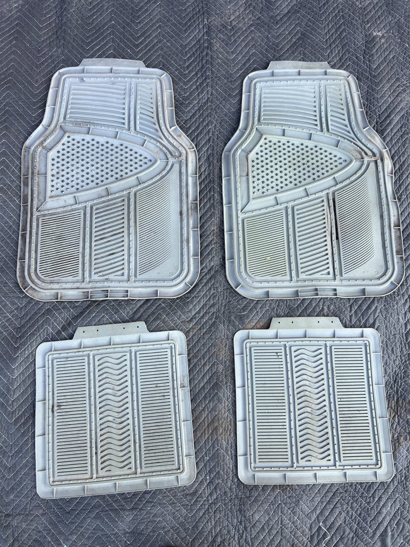 2003-2008 Toyota Corolla Front Rear RH LH Rubber Floor Mat Set OEM #3363EM