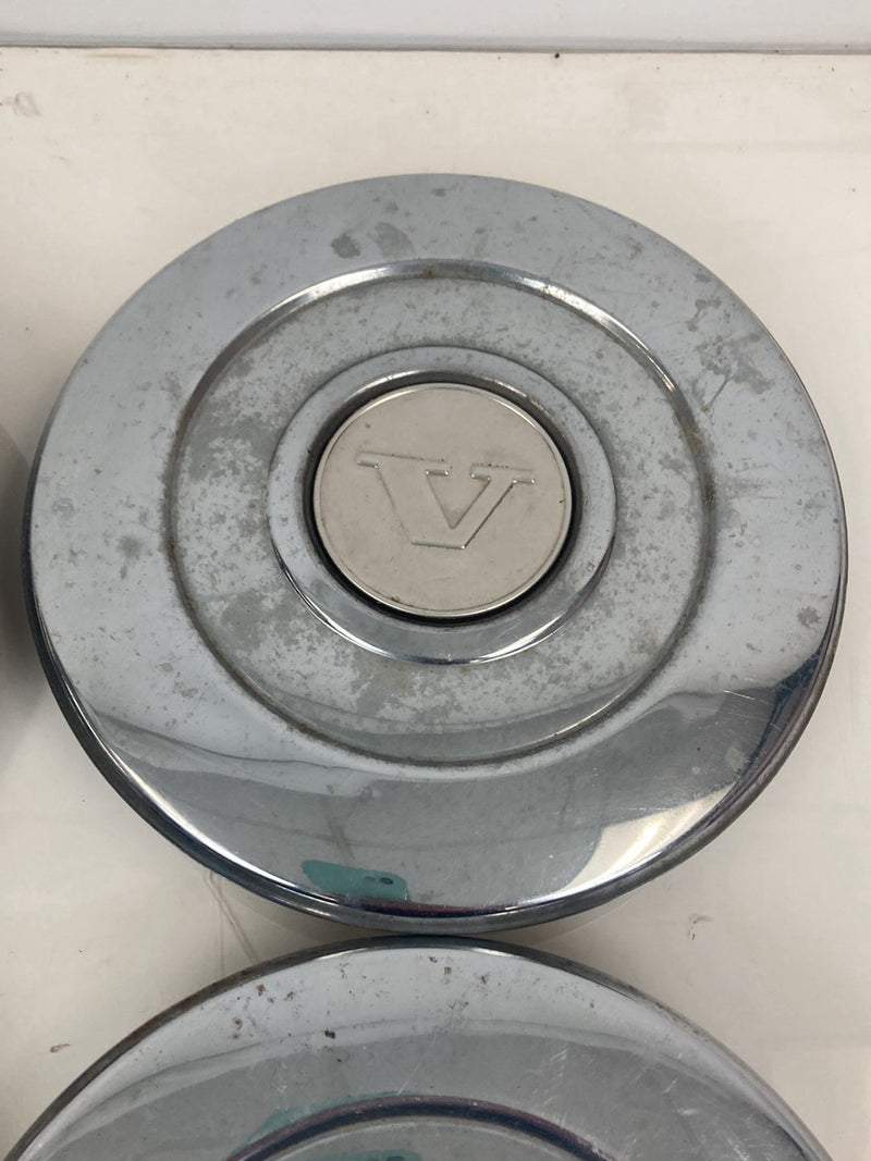 1975-1980 Volvo 244 Wheel Cover Hub Cap set of 5 Chrome Center OEM #4280M
