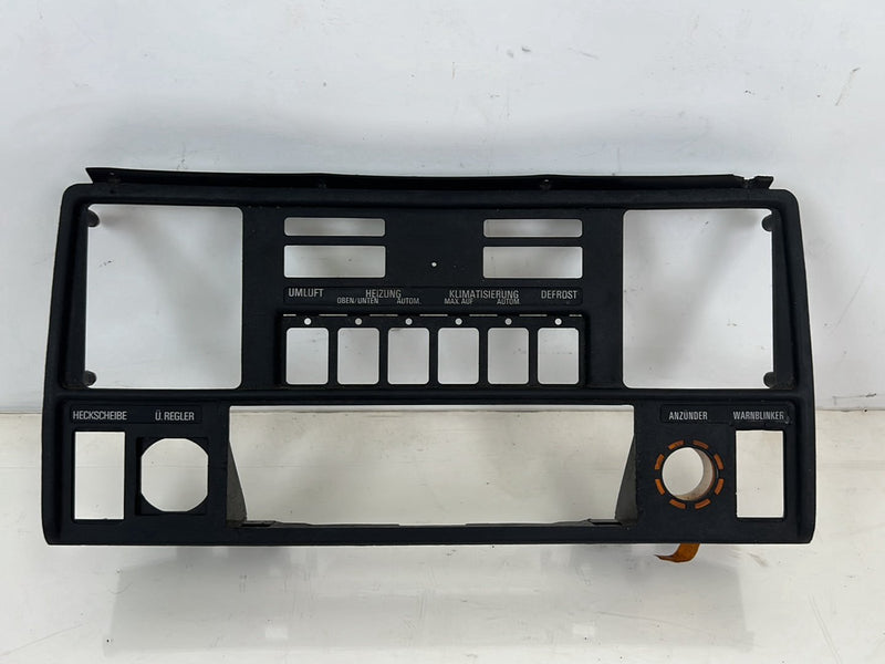 1980-1987 BMW E23 7 Series A/C Heat HVAC Climate Control Trim Panel OEM #5632EM