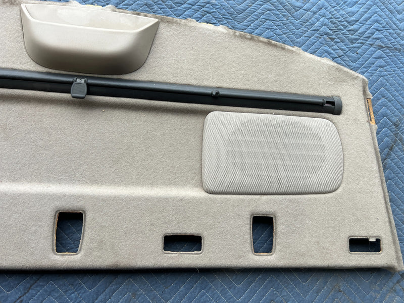 2002-2006 Toyota Camry Rear Parcel Shelf Trim Panel Cover Beige OEM #5017EM