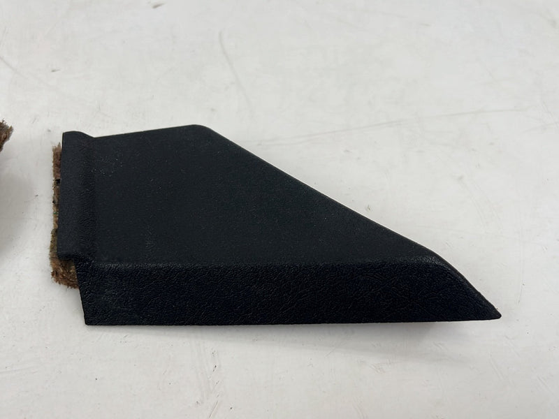 1990-1992 Volvo 740 745 940 Corner Mirror Trim Interior Black Pair OEM #5851EM