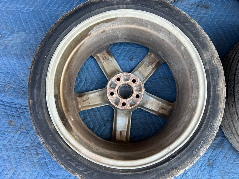2005-2007 Volvo S60R V70R 18" x 8J Wheel & Tire Set of 4 30647397 OEM #2858EM
