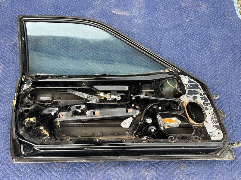 1983-1985 Porsche 944 Front Driver Left Door Assembly Black OEM #5721EM