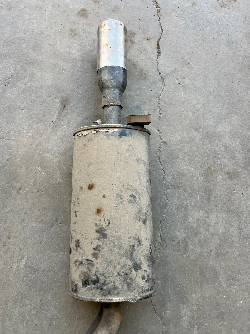 1983-1985 Porsche 944 Exhaust Down Pipe Muffler Resonator Assembly OEM #2467EM