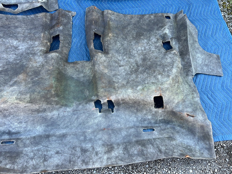 1993-1997 Volvo 850 Wagon Front & Rear Molded Carpet Set Gray OEM