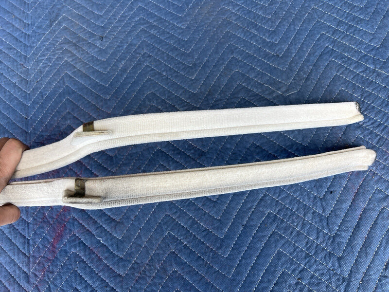 1980-1985 Cadillac Seville Door Sill Surround Trim White GM OEM #3376M