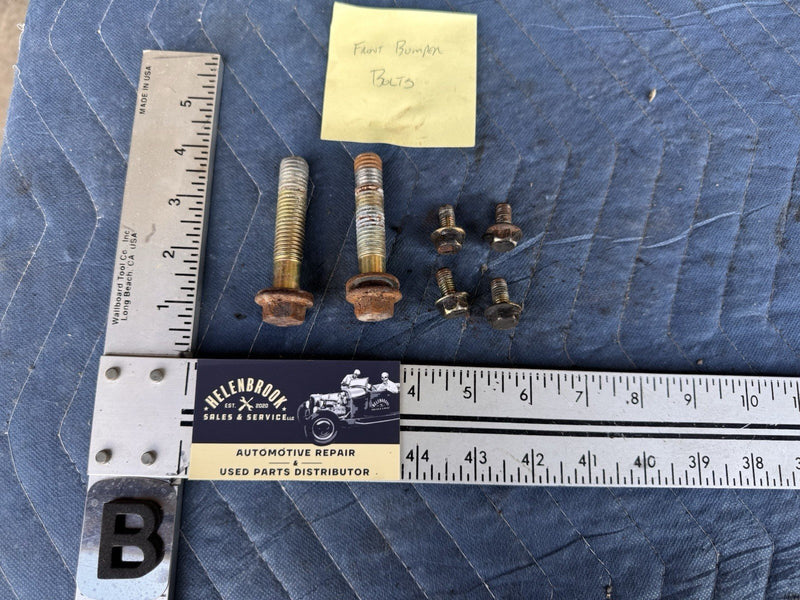 1986-1993 Volvo 240 244 245 Front Bumper Retaining Bolt Set OEM #4946E