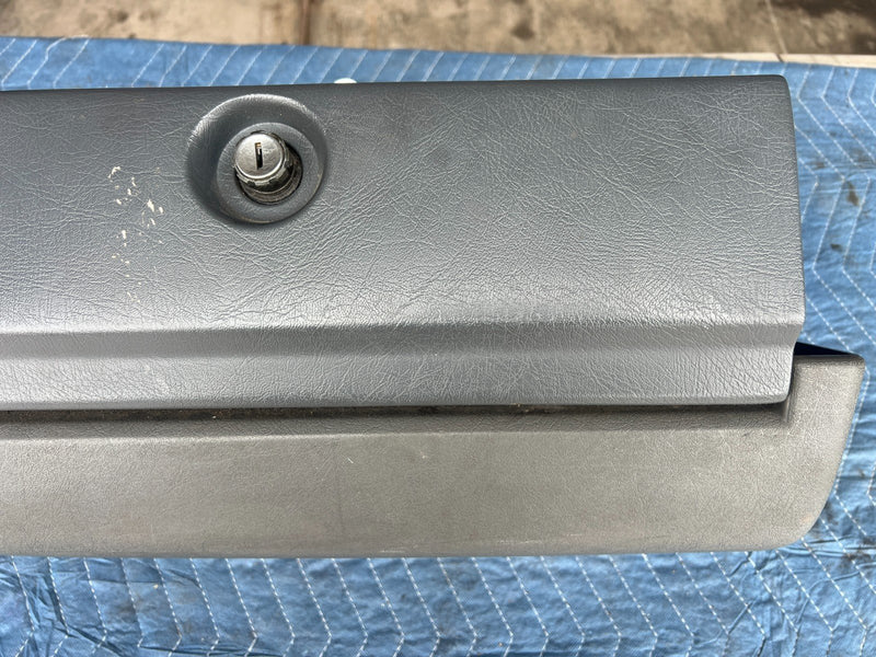 1992-1995 Volvo 940 740 Gray Glove Box Compartment & Lower Trim Panel OE #3245EM