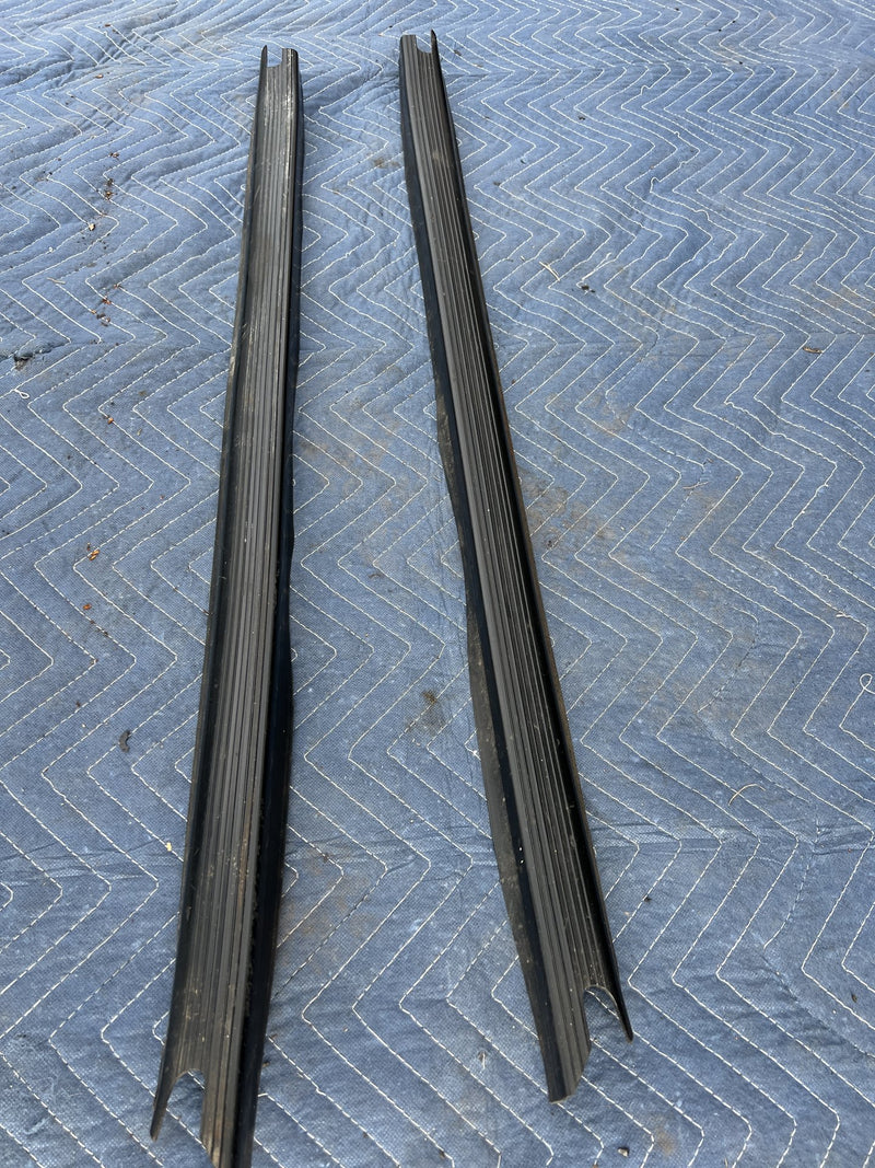 1967-1974 Volvo 140 142 Front Left & Right Door Sill Trim Scuff Plate OE #4978EM