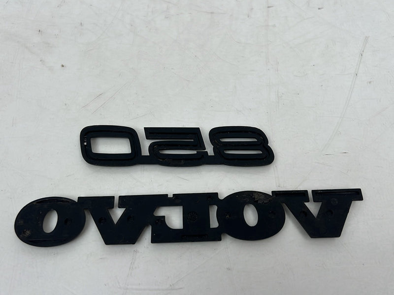 1993-1997 Volvo 850 Rear Hatch Emblem Badge Logo Set OEM
