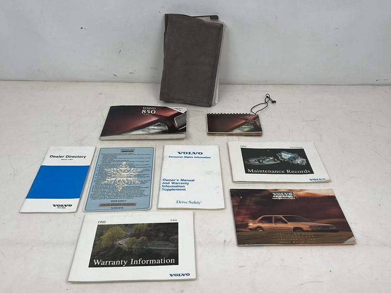 1995 Volvo 850 Owners Manual Booklet User Guide Book Set OEM