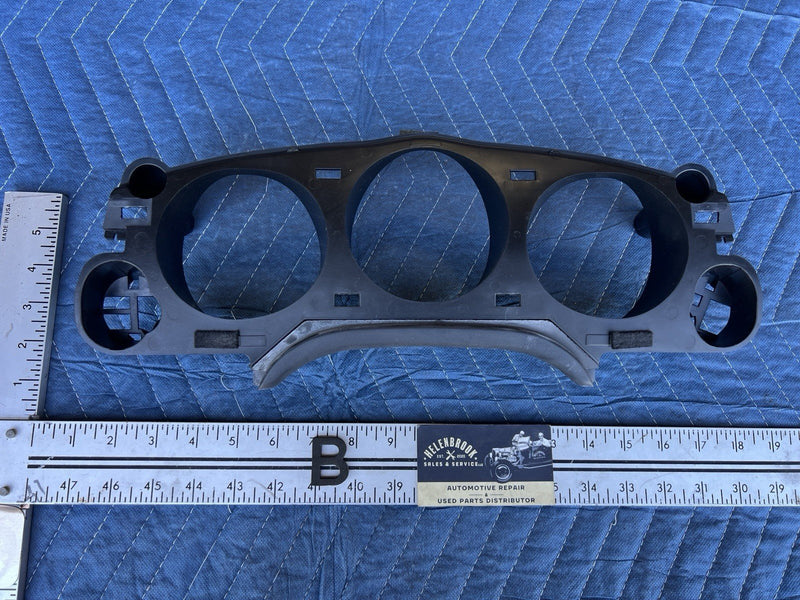 1998-2003 Jaguar XJR XJ8 Gauge Cluster Instrument Panel Surround Trim OEM #4616E