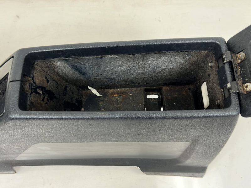 1990-1992 Volvo 740 745 940 Center Console Storage Arm Rest Black OEM #5843EM