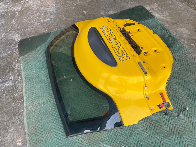 99-01 Isuzu Vehicross Rear Door Hatch Gate & Window Yellow OEM #636E
