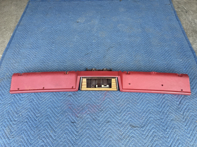 1980-1985 Cadillac Seville Dash Board Lower Panel Red 1617435 OEM #3411M