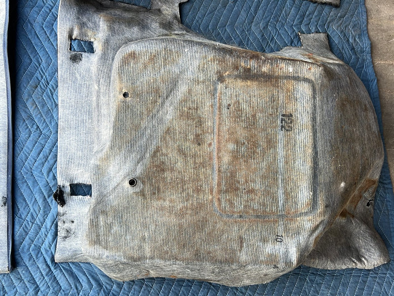 1975-1980 Volvo 244 240 Sedan Only Blue Molded Carpet Set Front Rear OEM #5403EM