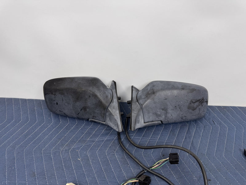 1986-1993 Volvo 245 240 244 Power Door Mirror Pair w/ Trim & Harness OEM #6511EM