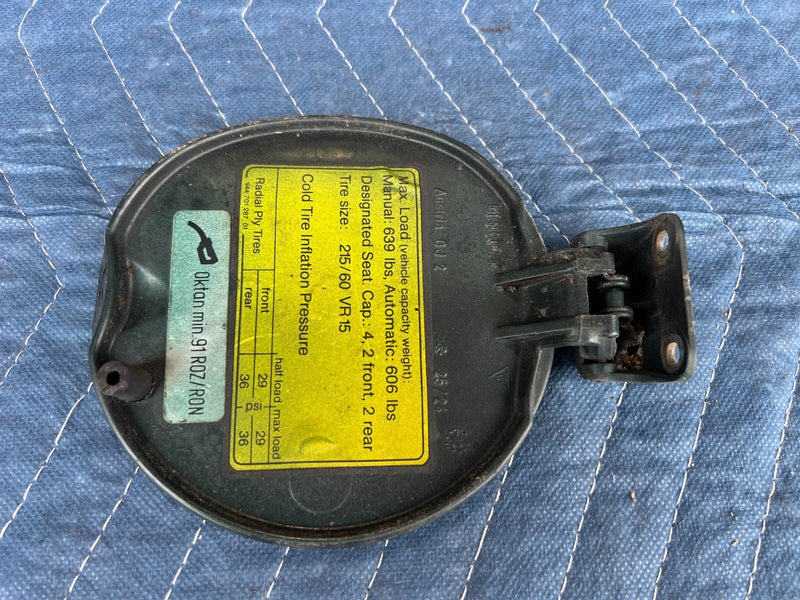 1983-1985 Porsche 944 Exterior Green Gas Fuel Tank Door Cover Lid OEM #2528EM