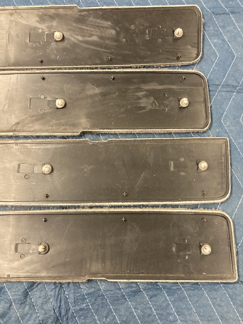 1992-1995 Volvo 940 945 740 Door Card Carpet Insert Trim Gray Set OEM #6417EM
