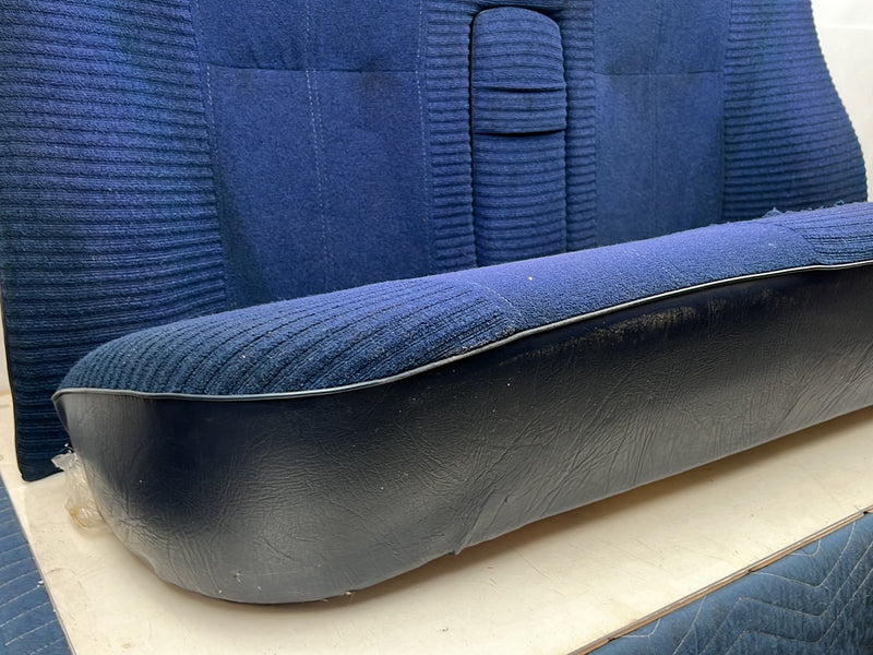 1975-1980 Volvo 244 240 *Sedan Only* Rear Bench Seat Blue Cloth OEM #5388EM