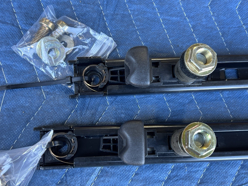 1998-2003 Jaguar XJR XJ8 Left & Right Seat Belt Adjuster Pair B Pillar OE #4625E