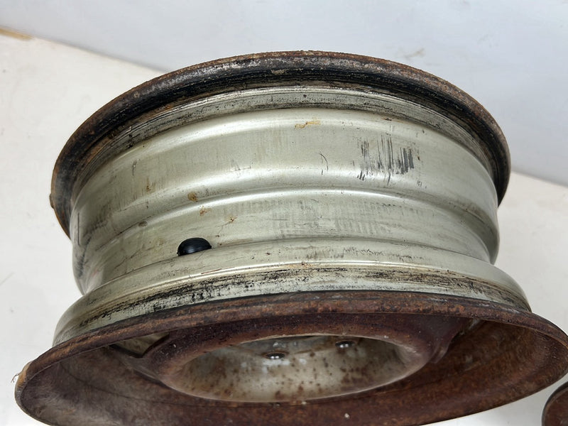 1975-1980 Volvo 244 240 14" Steel Wheel Rim Pair 5.5Jx14x20 OEM #5405EM