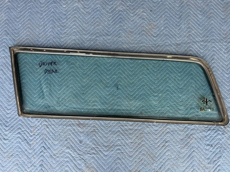 1986-1993 Volvo 240 245 Wagon Driver Left Rear Window w/ Gasket OEM #4138EM