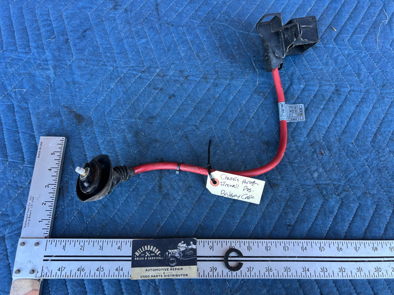 2000-2005 BMW 330xi 325xi E46 Chassis Firewall Positive Battery Cable OE #4831EM