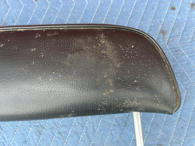 1968-1983 BMW 2002 Ti Tii E10 E21 Black Front Head Rest Pair LH RH OEM #3928M